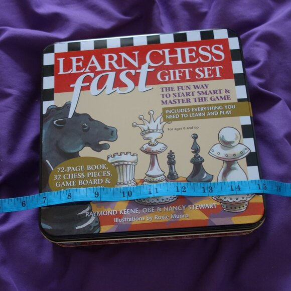 Learn Chess Fast Gift Set Game Board & Metal Case 72-Page Book ISBN0-9704729-5-1 - Picture 2 of 16